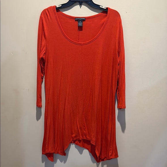 Chelsea & Theodore Tops - Chelsea & Theodore Vibrant Red Long Sleeve Top